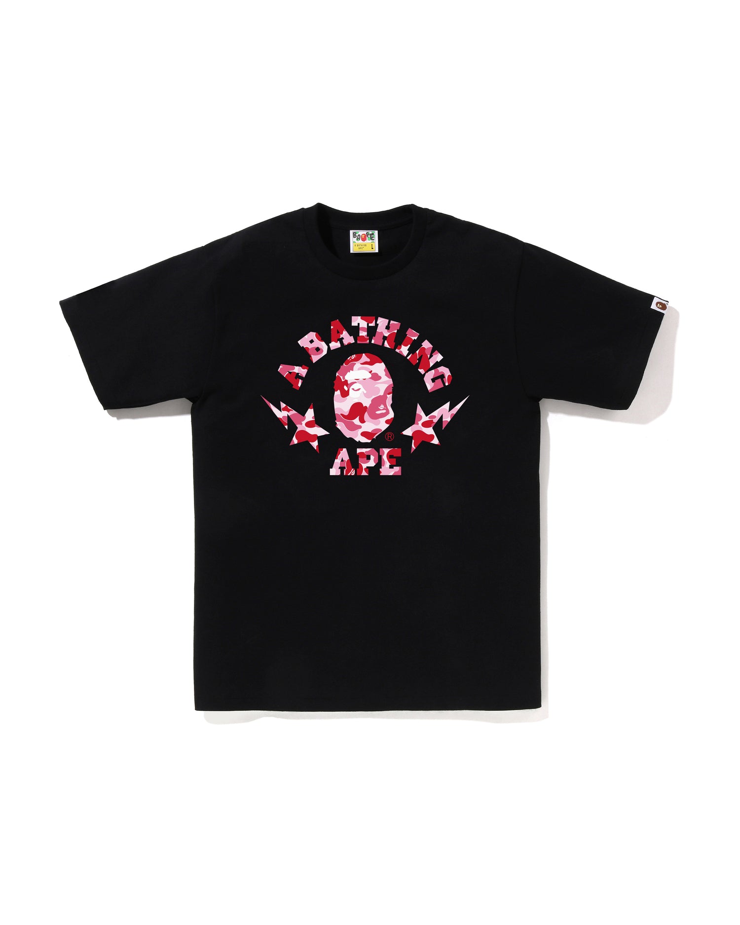 A BATHING APE® Abc Camo STA College Tee | Bape official website
