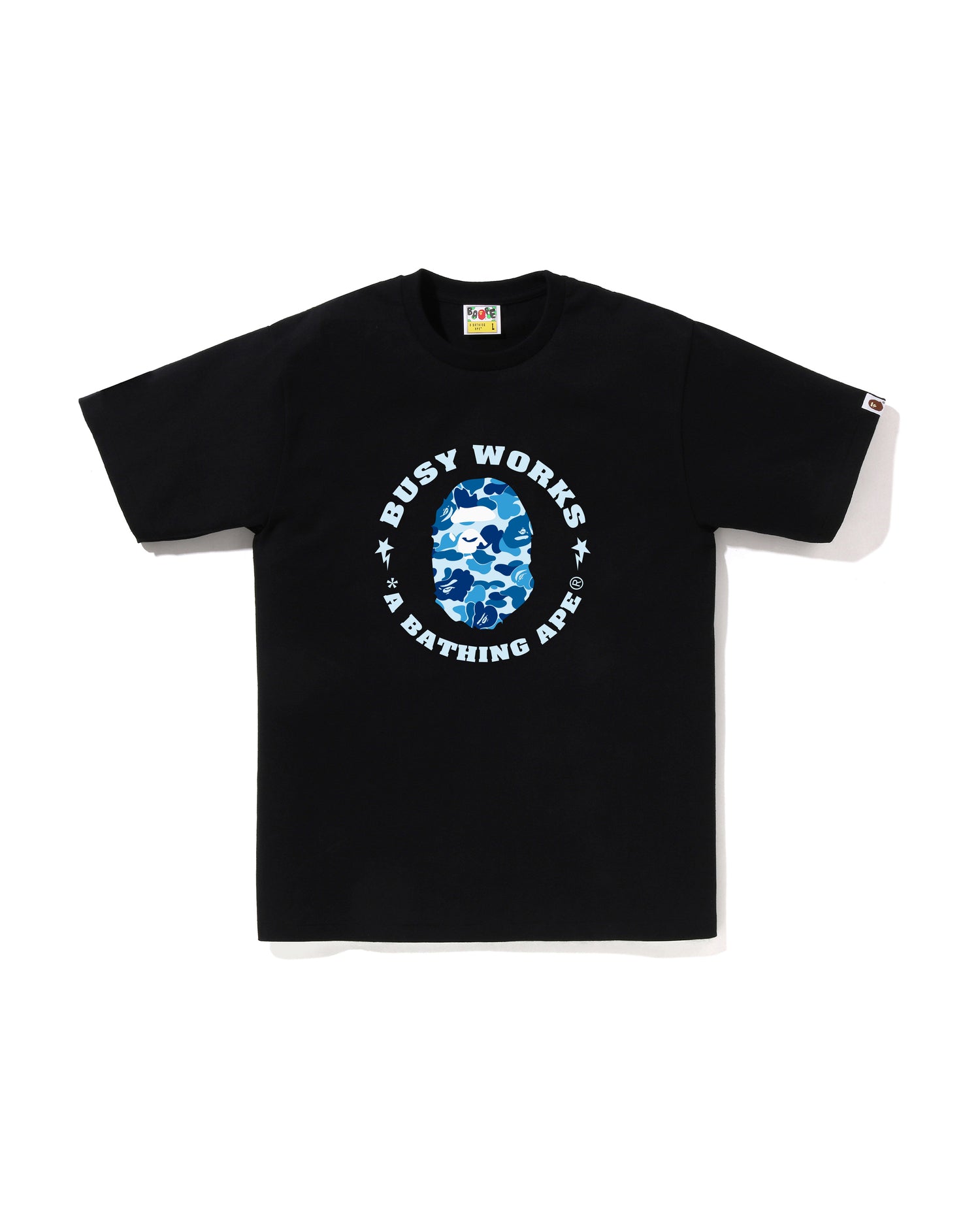 A BATHING APE® Abc Camo Busy Works STA Tee | Bape official website