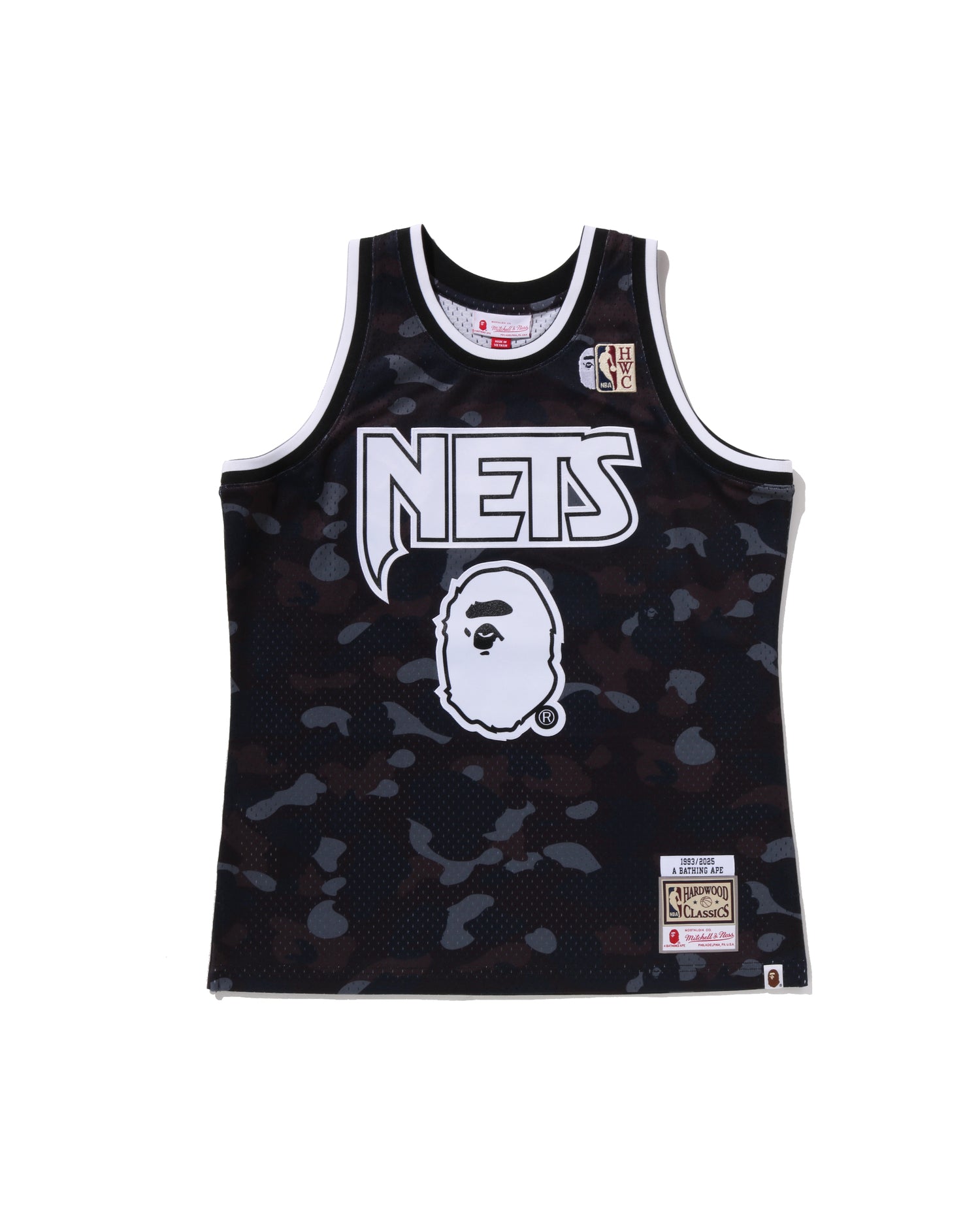 A BATHING APE® BAPE X M&N NBA - New Jersey Nets Swingman Jersey