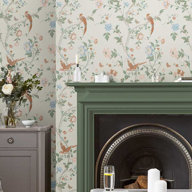 壁紙 ローラアシュレイ 120133 Summer Palace サマーパレス