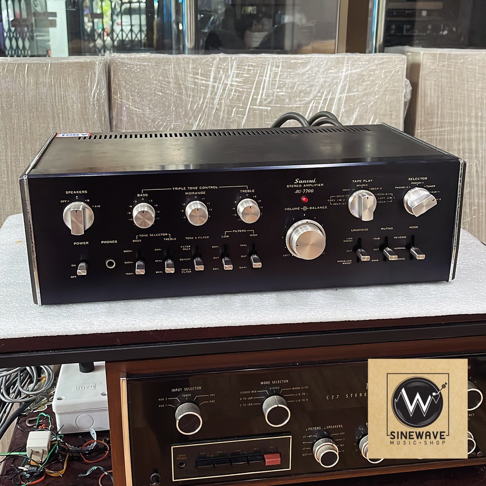 Integrated Amp ยี่ห้อ Sansui รุ่น AU-7700 (Made in Japan