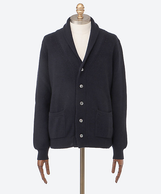 カーディガン ショールカラーウール 52／2CPE1CAST