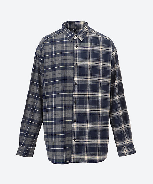 綿フランネルチェック シャツ HPーB021ー051 | COMME des
