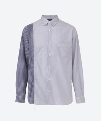 綿ストライプ シャツ HPーB003ー051 | COMME des GARCONS