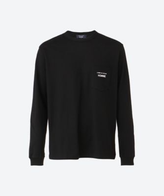 COMME des GARCONS HOMME”ロゴプリント 綿天竺