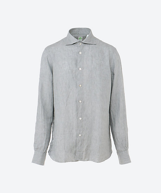 カジュアルシャツ 麻無地 FI26S／S／C0650 | Finamore (Men