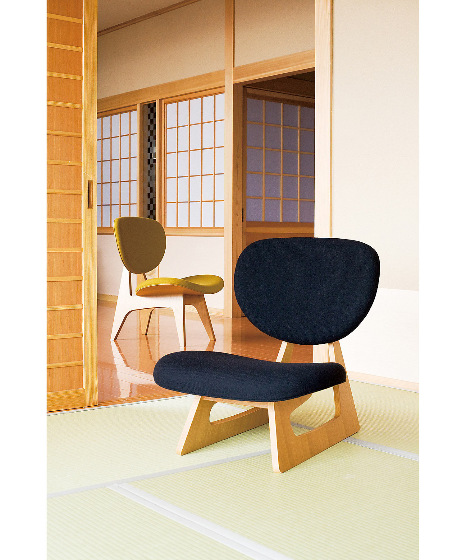 受注商品】低座イス S－5016NA－ST | 天童木工/テンドウ