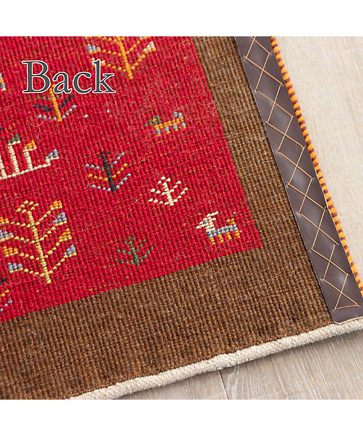 ☆ペルシャ絨毯 手織りギャッベ 玄関マットLサイズ 3 | 三越伊勢丹