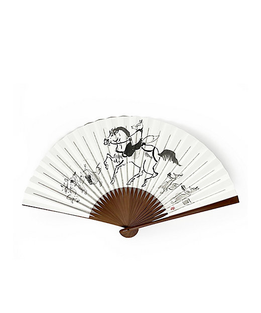 石塚智之手描き扇子『初午』 | アトリエ・Kinami(石塚智之)/アトリエ