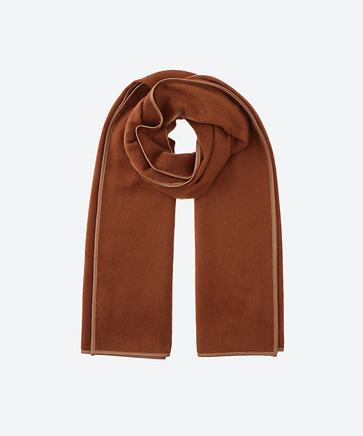 レザートリミングカシミヤストール | ASAUCE MELER (Women