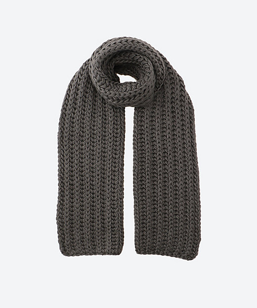 スーパーローゲージ チャンキーニットストール | ASAUCE MELER (Women