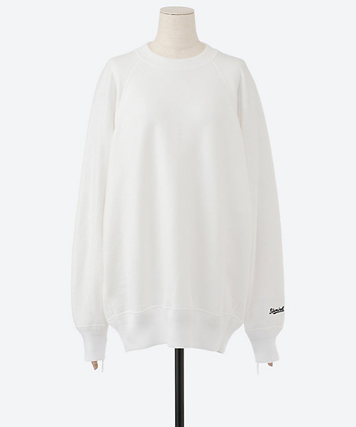 吊裏毛ロゴロングスリーブプルオーバー | BLAMINK (Women)/ブラミンク