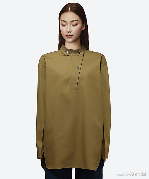 シャツ DIMAS HALF PLACKET GRANDAD