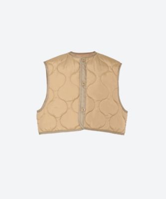 QUILTED CROPPED VEST | HYKE (Women)/ハイク
