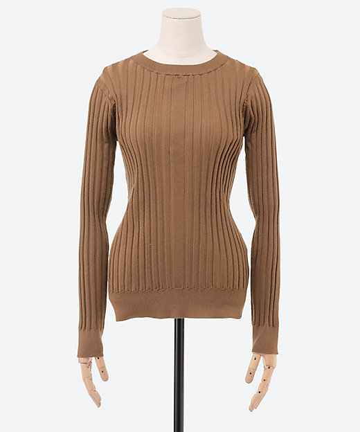 WIDE RIBBED SWEATER | HYKE (Women)/ハイク | 三越