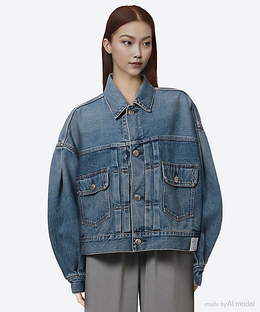 BALLOON SLEEVE DENIM JACKET／TYPE 2
