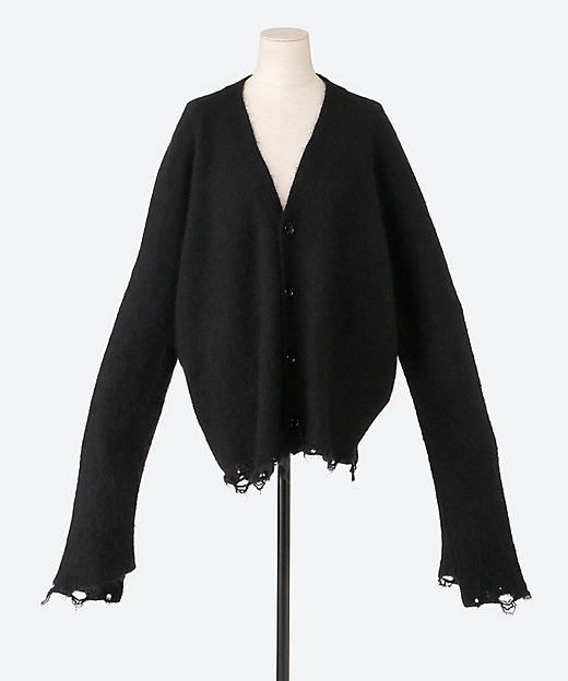 ダメージ加工Vネックカーディガン JP―N010―051 | JUNYA