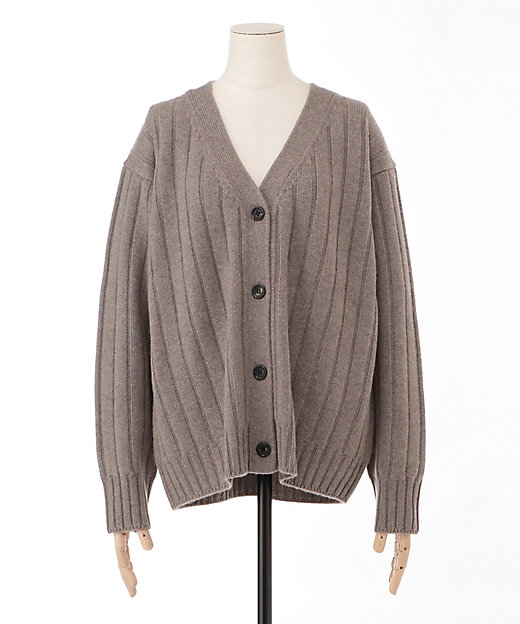 ローゲージカシミヤニットカーディガン | ebure (Women)/エブール