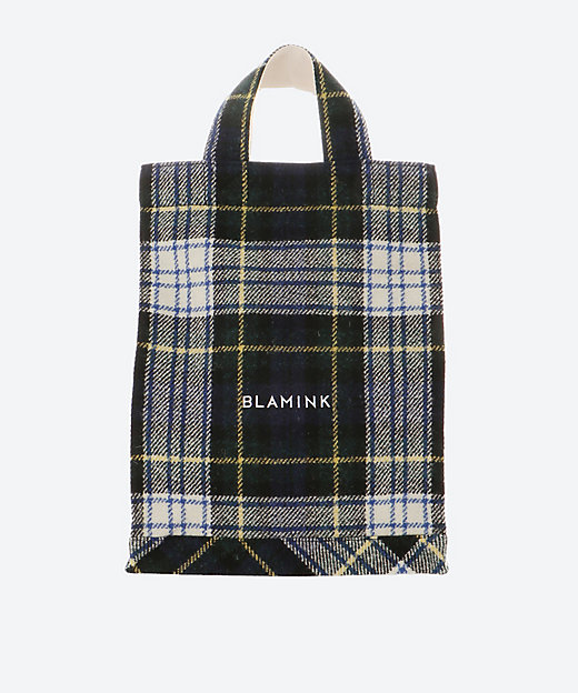 ウールチェックトートバッグ | BLAMINK (Women)/ブラミンク | 三越