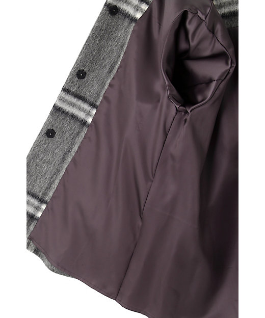 アルパカシャギーチェックコート（5314252007） | ADORE