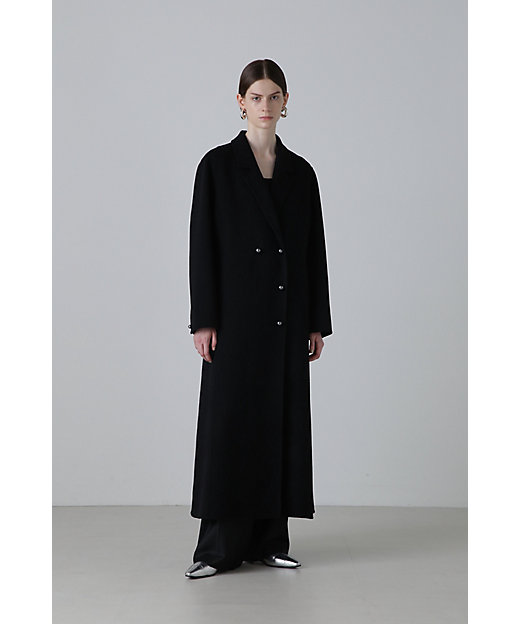 ◇ソリッドウールリバーロングコート（5314252902） | ADORE