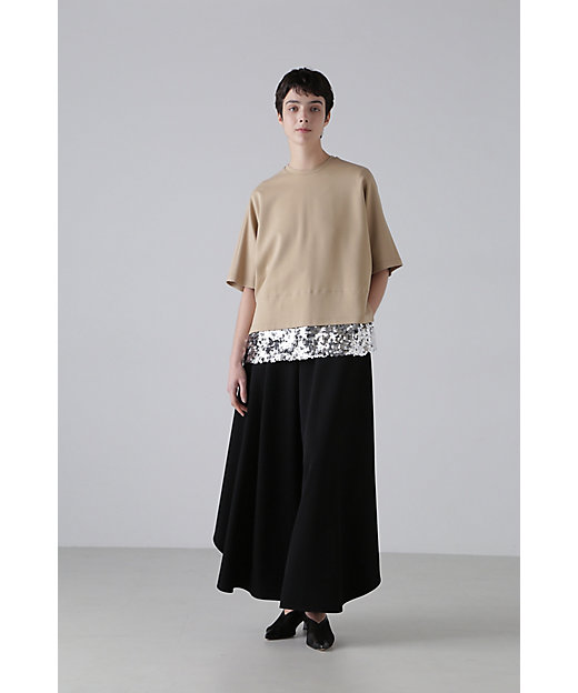 スパングルヘムジャージーカットソー（5315160327） | ADORE