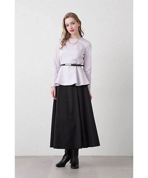 ◇ストレッチタフタフレアスカート（0314220203