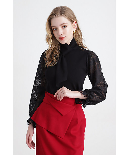 ◇レースコンビニットプルオーバー（0314270207