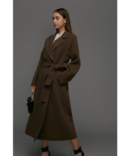 ◇ベルテッドリバーコート（0313252001） | PINKY&DIANNE