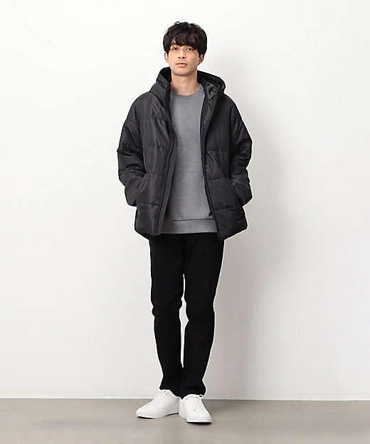 ポリエステル タフタ 中綿 フードブルゾン（4799DE50