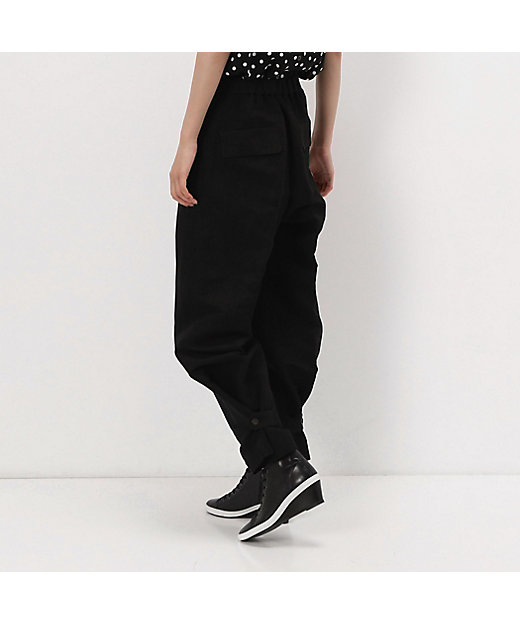 紙コットンギャバジン ワイドパンツ（7202PE02） | Gabardine