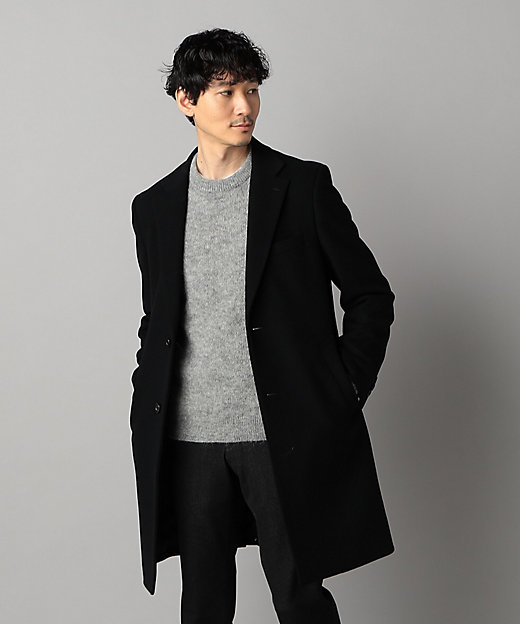 尾州産 ウールビーバー チェスターコート（0710WM02） | COMME