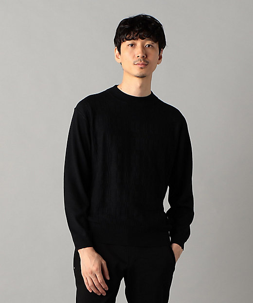 リンクスチェック柄 モックネックニット（0734KI10） | COMME