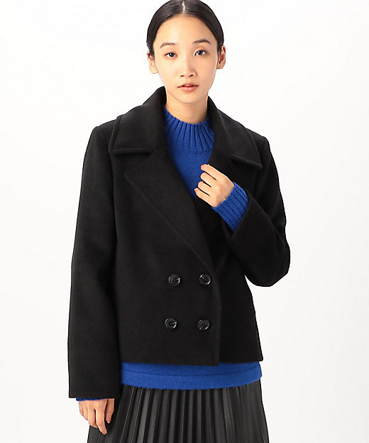 ウール混 ビーバー ピーコート（1226WI02） | COMME CA ISM