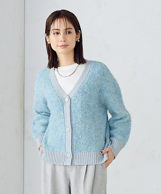 ミックスカラー ブークレカーディガン（1257KK01） | COMME CA