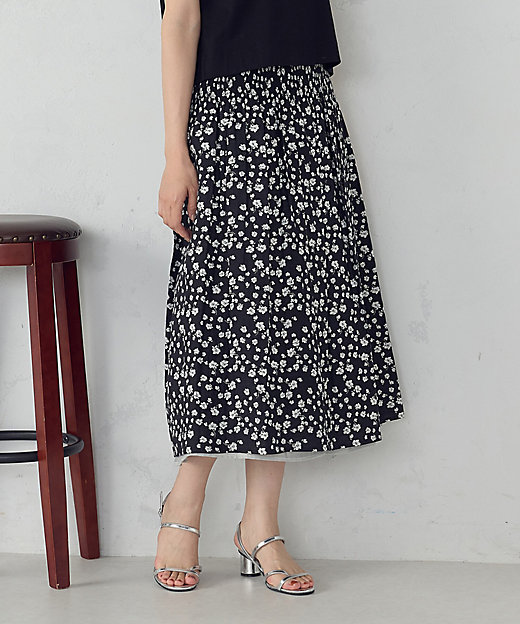 リバーシブル】花柄ジャガードスカート（1290FM01） | COMME