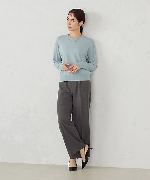 グレンチェック ワイドパンツ（3852PK51） | COMME CA ISM