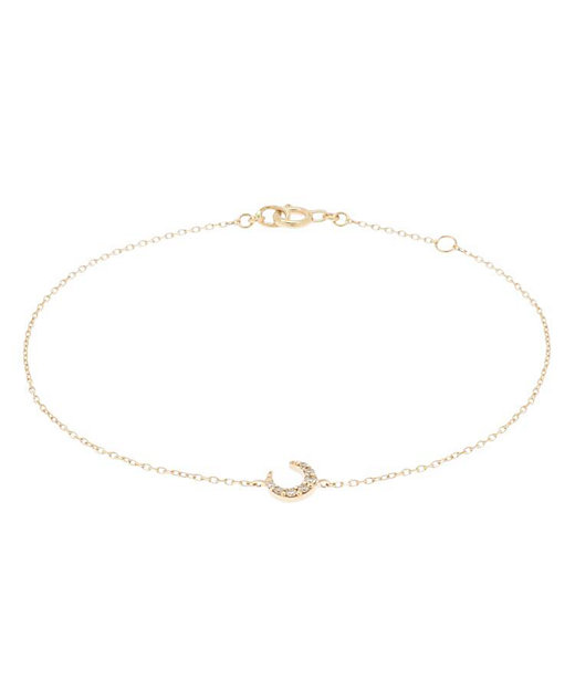 K10ダイヤモンド新月モチーフ ブレスレット（2001429558