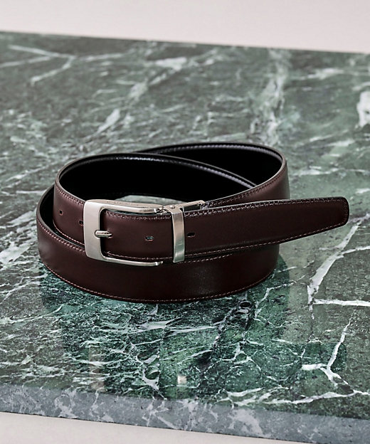 リバーシブル／Made in JAPAN】レザー ドレスベルト