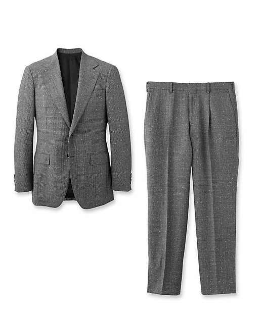 THE FLAGSHIP】ネップグレンチェック スーツ