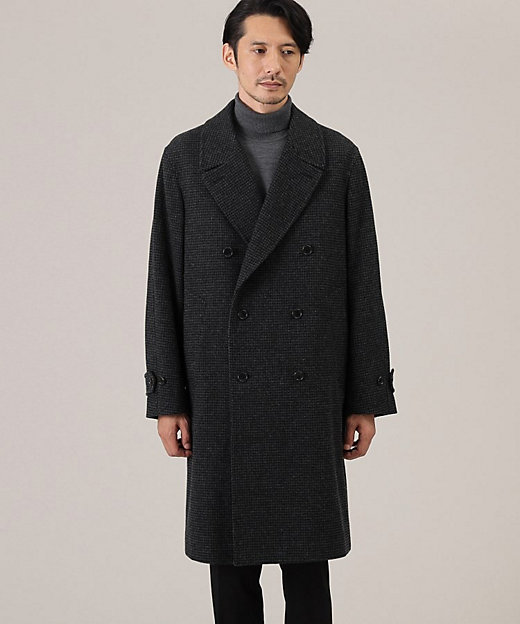 ウール ハウンズトゥース アルスターコート（2002276352