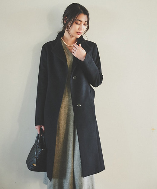 日本製】2WAYスタンドカラーロングコート（2002298209