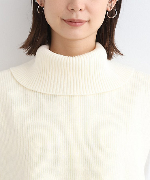 洗える／2WAY】タートルネックニットケープ（2002345126