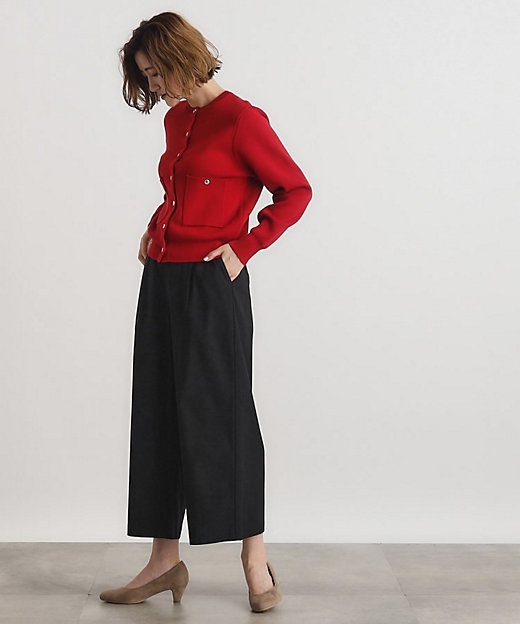 多機能】裏起毛ハイパーストレッチワイドパンツ（2002323693