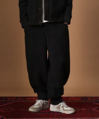 ウール混パイルボアスウェットパンツ（2002464617） | TAKEO