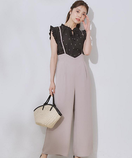 マシンウォッシャブル・きれいめ】キャミロンパース