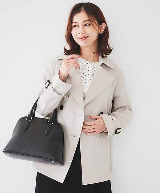 洗える／ストレッチ】ショートトレンチコート（2002407066