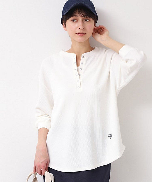 洗える】ヘンリーネックカットソー（2002429187） | Dessin