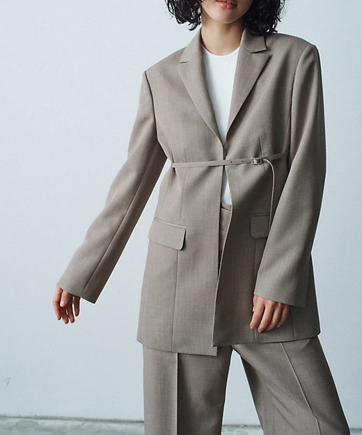 CODE A｜belted chic jacket
