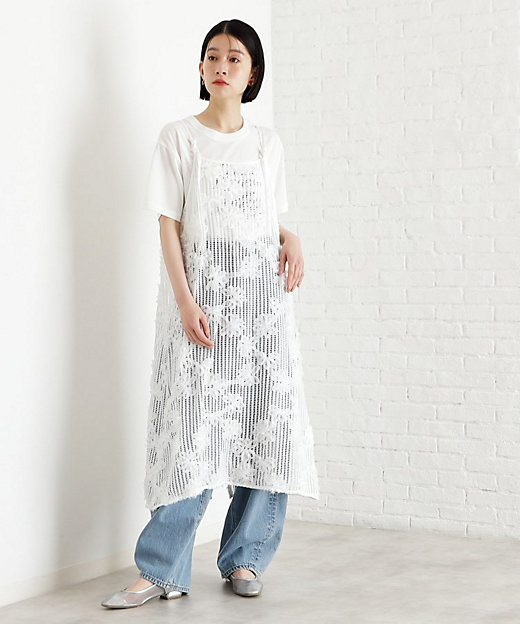 3Dレースキャミワンピ（2002431175） | THE SHOP TK